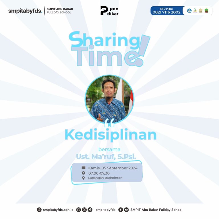 Read more about the article Sharing Time#2: Kedisiplinan