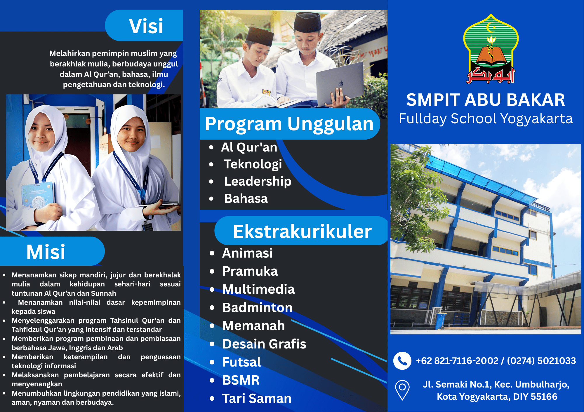 You are currently viewing Grafis Brosur Sekolah – Salsabila Noura Farzana – 7K
